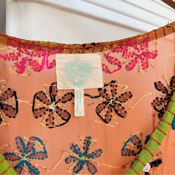 Handmade Mirror Work Embellished Tunic - Picture 7 of 7